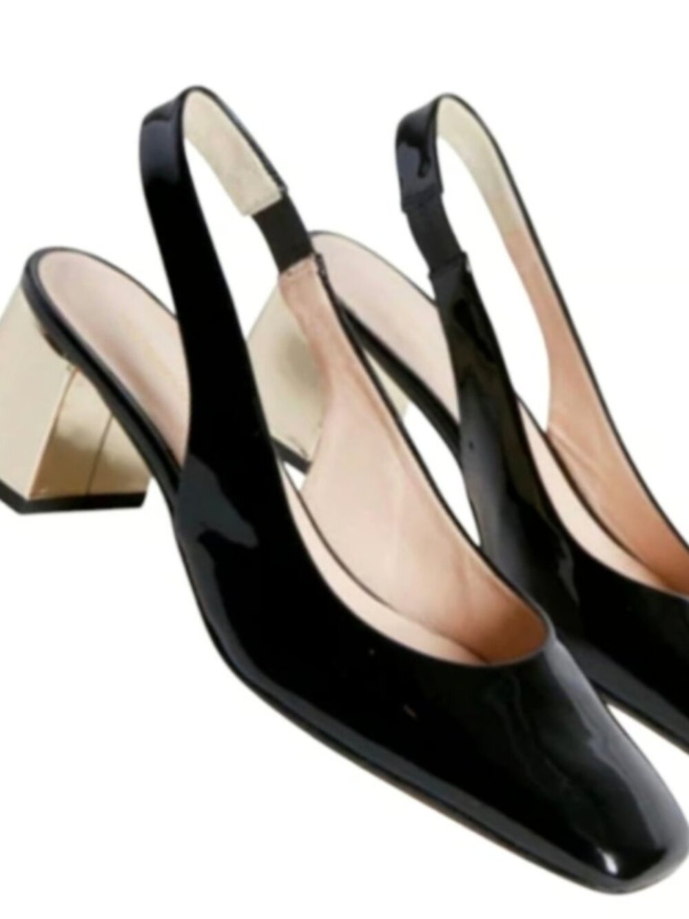 Tuckernuck Black Patent Sienna Heels